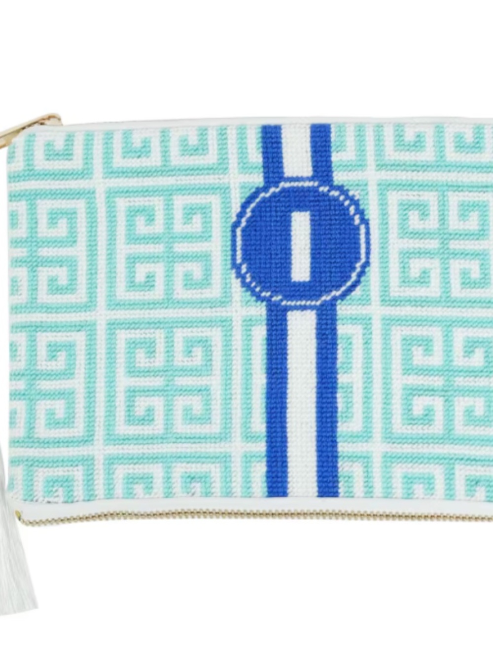 Jonathan Adler x Michaels Needlepoint Monogram Clutch Pouch Kit